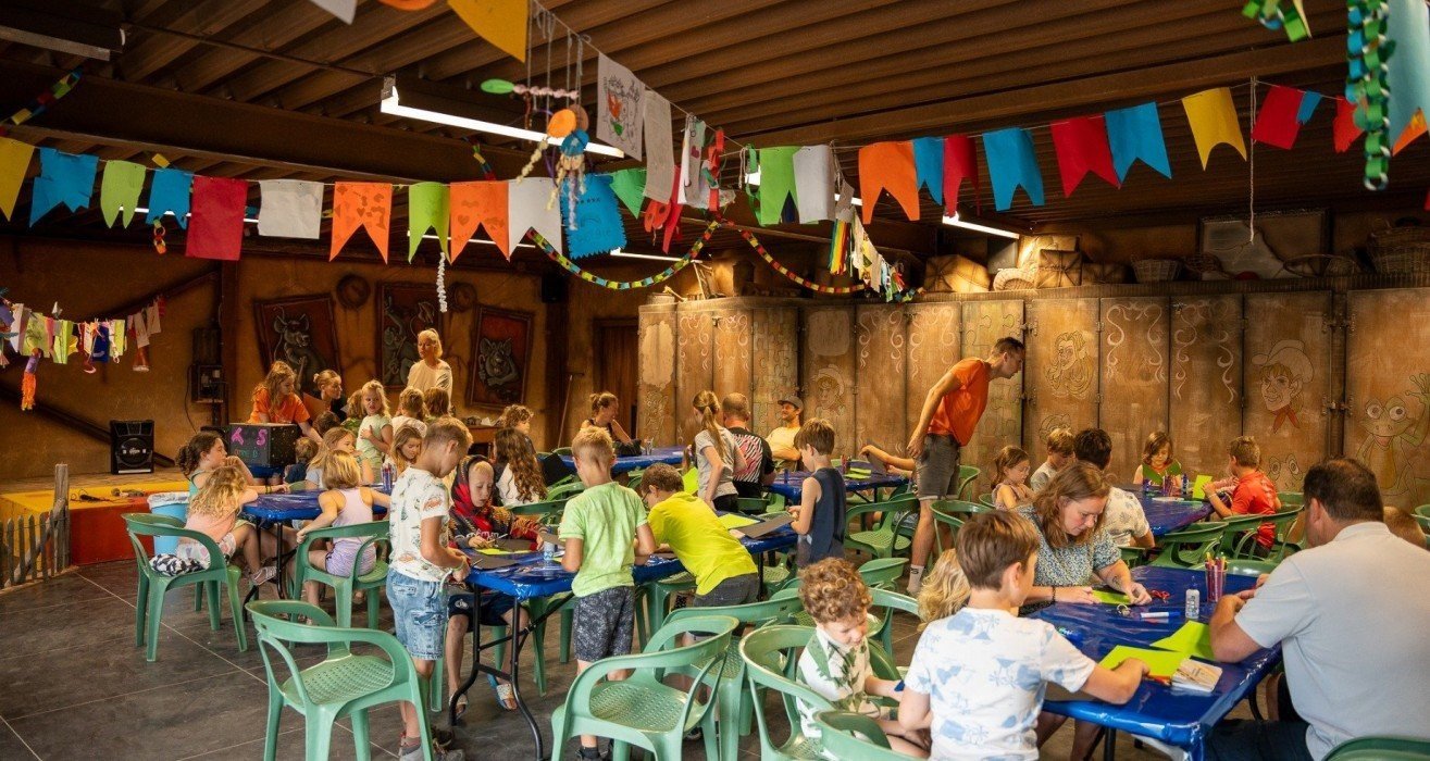 Kindercamping met animatie