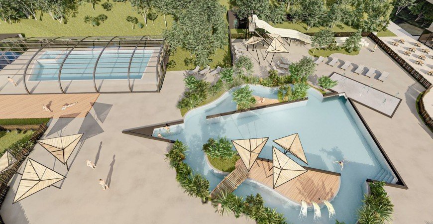 Nieuw waterpark op Camping Parc La Clusure