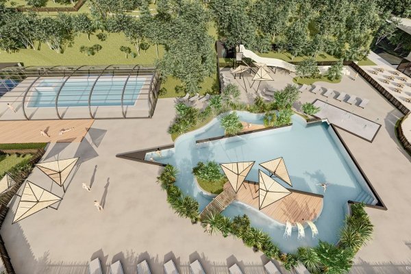 Nieuw zwembad op Camping Parc La Clusure